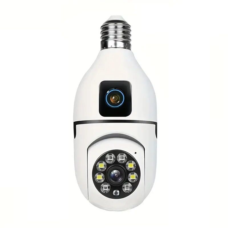 080021 Κάμερα ασφαλείας IP - Dual - Lamp E27 - 080021 - Image 1