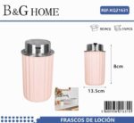 Θήκες κρεμοσάπουνου Dispenser πλαστικές - Σετ 5pcs - Light Pink - 21631 - Image 2