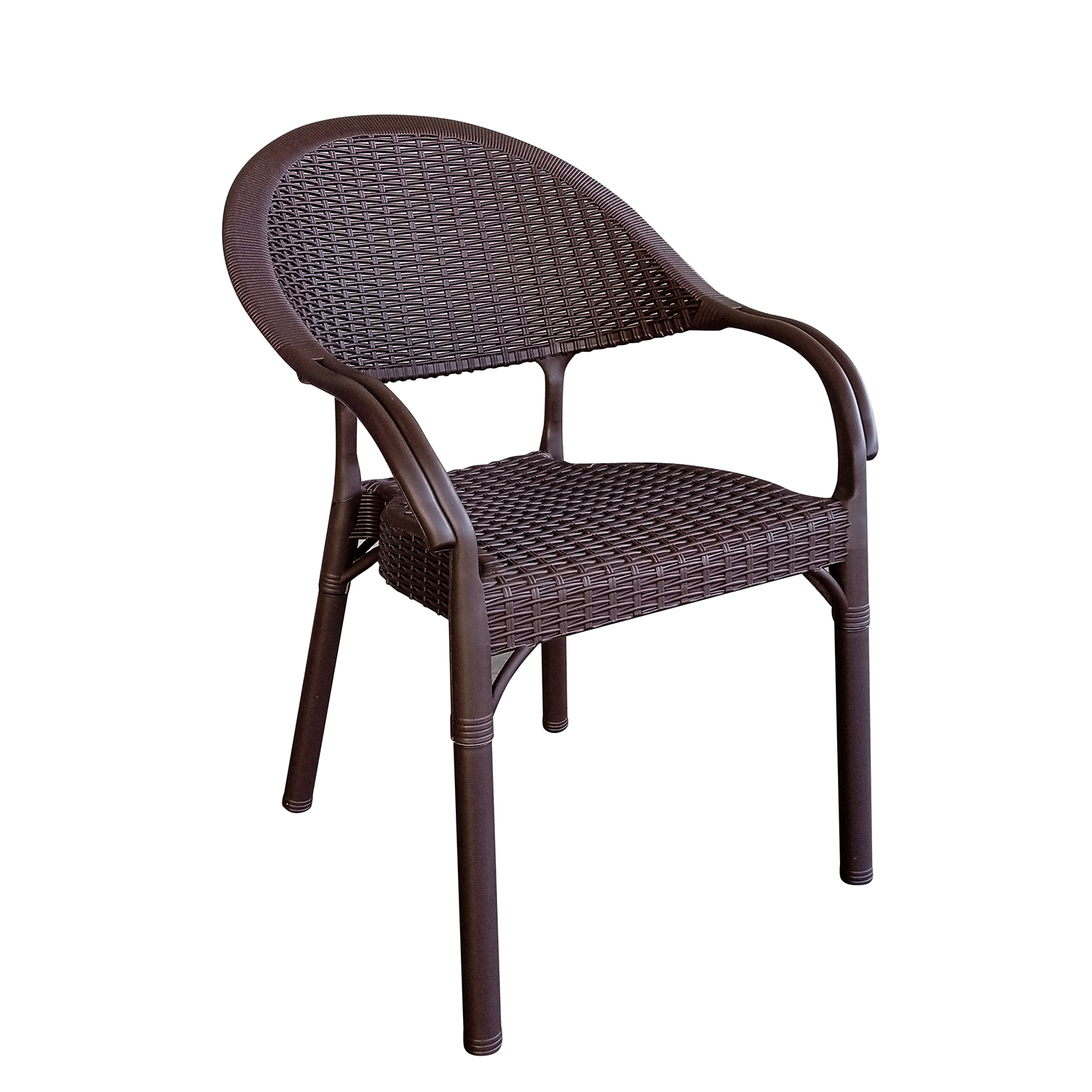 14720029 Καρέκλα Κήπου ArteLibre Eco Καφέ Ανακυκλωμένο PP 59x55x84cm - 1 τεμ. - Image 1