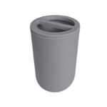 Θήκες οδοντόβουρτσας πλαστικές σε σετ 5Χ - Grey - 21608