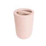 Θήκες οδοντόβουρτσας πλαστικές σε σετ 5Χ - Light Pink - 21644