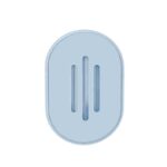 Σαπουνοθήκες μπάνιου πλαστικές - Σετ 5pcs - Light Blue - 21682