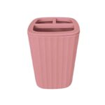 Θήκες οδοντόβουρτσας πλαστικές σε σετ 5Χ - Pink - 21746