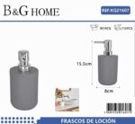 Θήκες κρεμοσάπουνου Dispenser πλαστικές - Σετ 5pcs - Grey - 21607 - Image 2