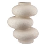 Βάζο "Stone" Κεραμικό Light Gray PU H. 21 cm D. 17 cm - 1 τεμ. - Image 2