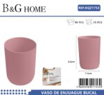 Θήκες οδοντόβουρτσας πλαστικές σε σετ 5Χ - Pink - 21741 - Image 2
