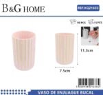 Θήκες οδοντόβουρτσας πλαστικές σε σετ 5Χ - Light Pink - 21633 - Image 2