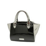 Βάζο Handbag "Milan" Κεραμικό Μαύρο PU 28x13x25cm - 1 τεμ.