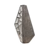 Βάζο Κεραμικό Ασημί χρώμα 24X9X47Cm 24X9X47Cm - 1 τεμ. - Image 2
