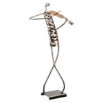 Φιγούρα Μουσικός 'Ribbon' Μέταλλο Μπρονζέ 12x20x46cm - 1 τεμ.