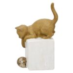 Φιγούρα Cat "Charlie" Πολυρεζίνη Brown PU 4 11x7.5x18.5cm - 1 τεμ. - Image 6
