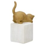 Φιγούρα Cat "Charlie" Πολυρεζίνη Brown PU 4 11x7.5x18.5cm - 1 τεμ. - Image 7