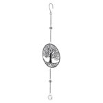 Κρεμάστρα Round Tree Of Life Motif Metal Black 15X3X58Cm 15X3X58Cm - 1 τεμ. - Image 3