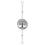 Κρεμάστρα Round Tree Of Life Motif Metal Black 15X3X58Cm 15X3X58Cm - 1 τεμ.
