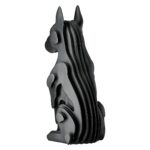Figure Dog Synthetic Resin Black 13X15X29Cm 13X15X29Cm - 1 τεμ. - Image 6