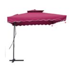 Ομπρέλα κήπου κρεμαστή - YB3099 - 585359 - Fuchsia