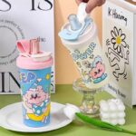 Παιδικό παγούρι-θερμός - 500ml - 696222 - Pink/Blue - Image 3