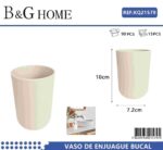 Θήκες οδοντόβουρτσας πλαστικές σε σετ 5Χ - Beige - 21579 - Image 2