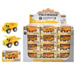 Μεταλλικά Δομικά Οχήματα Pull Back 10cm - Κουτι 48 τεμ 30x23x18cm ToyMarkt 902378 - 48 τεμ.