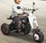 Παιδικό ηλεκτροκίνητο τρίκυκλο scooter - BJQ-818 - 701113 - Blue - Image 5
