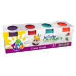 Μπουκαλάκια Πηλός 4 Χρώματα 22x6x4cm ToyMarkt 913651 - 1 τεμ.