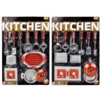 Κουζινικα νέο σετ σε Καρτέλα 43x31x4cm ToyMarkt 971344 - 1 τεμ.