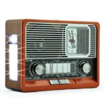Επαναφορτιζόμενο ραδιόφωνο Retro - ΕK105 - 830128 - Brown - Image 2