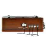 Επαναφορτιζόμενο ραδιόφωνο Retro - ΕK105 - 830128 - Brown - Image 5