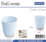Θήκες οδοντόβουρτσας πλαστικές σε σετ 5Χ - Light Blue - 21693 - Image 2