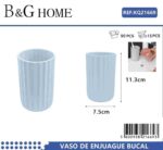 Θήκες οδοντόβουρτσας πλαστικές σε σετ 5Χ - Light Blue - 21669 - Image 2