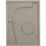Διακοσμητικό Τοίχου ArteLibre Μπεζ Χαρτί 30x3x40cm - 1 τεμ. - Image 5