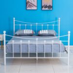 Κρεβάτι ArteLibre SOPHIE Μεταλλικό Sandy White 210x168x110cm (Στρώμα 160x200cm) - 1 τεμ. - Image 3