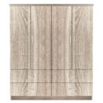 Ντουλάπα ArteLibre AMAZON LILY Φυσικό Χρώμα 160x50x180cm - 1 τεμ.