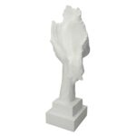 Διακοσμητικό ArteLibre Πρόσωπο Λευκό Polyresin 15.5x13x33cm - 1 τεμ. - Image 2