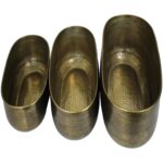 Κασπώ ArteLibre Μπρονζέ Μέταλλο 74x34.5x29cm Σετ 3Τμχ - 1 τεμ. - Image 2