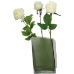 Βάζο ArteLibre Πράσινο Γυαλί 14x9x25cm - 1 τεμ. - Image 3