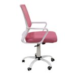 A1600-W ΛΕΥΚΟ/ΡΟΖ MESH ΠΟΛΥΘΡΟΝΑ ΓΡΑΦΕΙΟΥ 61X52.5X43-93/51-102εκ. - Image 3