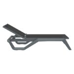 RIO PRO ΞΑΠΛΩΣΤΡΑ DARK GREY/BLACK ΠΟΛ/ΝΙΟΥ 190X70X33εκ. - Image 2