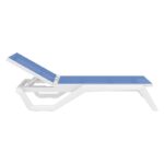 RIO PRO ΞΑΠΛΩΣΤΡΑ WHITE/BLUE ΠΟΛ/ΝΙΟΥ 190X70X33εκ. - Image 2
