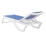 RIO PRO ΞΑΠΛΩΣΤΡΑ WHITE/BLUE ΠΟΛ/ΝΙΟΥ 190X70X33εκ. - Image 3