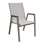 SELBY CAPPUCCINO/WHITE TEXT ΜΕΤΑΛΛΙΚΗ ΠΟΛ/ΝΑ 56Χ64Χ90εκ.