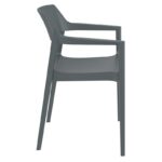 TULUM DARK GREY ΠΟΛΥΘΡΟΝΑ ΠΟΛ/ΝΙΟΥ 55X52X79εκ. - Image 3