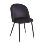 RIO BLACK VELVET ΥΦΑΣΜΑ ΚΑΡΕΚΛΑ ΜΕΤΑΛΛΙΚΗ 50X52X81εκ.