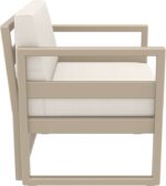 MYKONOS ΠΟΛΥΘΡΟΝΑ TAUPE ΜΕ ΜΑΞ. 73X72X75εκ. ΠΟΛ/ΝΙΟΥ - Image 2