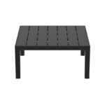 PORTOFINO LOUNGE ΤΡΑΠΕΖΙ BLACK 70X70X33εκ. ΠΟΛ/ΝΙΟΥ - Image 2