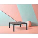 PORTOFINO LOUNGE ΤΡΑΠΕΖΙ BLACK 70X70X33εκ. ΠΟΛ/ΝΙΟΥ - Image 3
