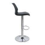 Σκαμπό Μπάρ 2τμχ Bar49 Black Pu/Pvc 39X45X102εκ. - Image 3