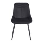 TEREA BLACK VELVET ΥΦΑΣΜΑ ΚΑΡΕΚΛΑ ΜΕΤΑΛΛΙΚΗ 51X58X87εκ. - Image 2