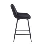 REPO BLACK VELVET ΥΦΑΣΜΑ 66εκ. ΣΚΑΜΠΟ ΜΕΤΑΛΛΙΚΟ 48X49X66-96εκ. - Image 3
