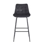 ERMINA BLACK VELVET ΥΦΑΣΜΑ 75εκ. ΣΚΑΜΠΟ ΜΕΤΑΛΛΙΚΟ 49X50X75-104εκ. - Image 2